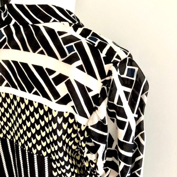 DVF Diane Von Furstenberg  Syrahni Silk & Cotton Tunic - Picture 4 of 8